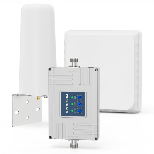 N30 Series, Cell Phone Signal Booster for Europe Carriers on Band 7/ 8/20 | Omni Outside Antenna Easy Installation